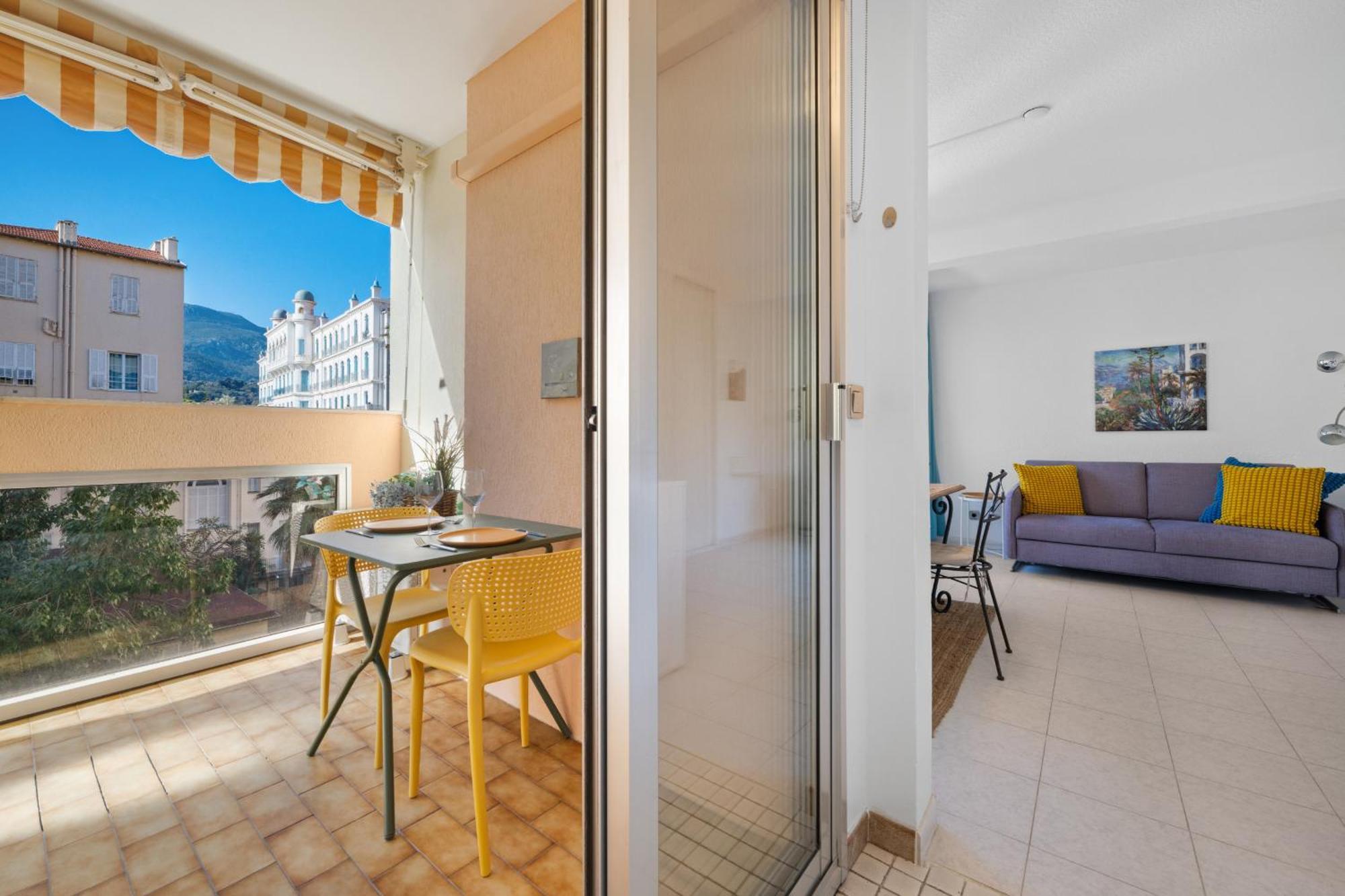 "Charmant Studio" Plein Centre, Calme, Terrasse مينتون المظهر الخارجي الصورة